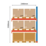 Kaubaaluste riiuli jätkuosa Boracs, FIN, 3500x2300mm