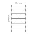 Moodulriiuli põhiosa 2978x994mm