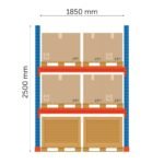 Pallet shelf base Boracs 2500x1850mm