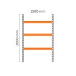 Main part of media shelf 2000 x 1500 x 800mm