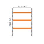 Main part of media shelf 2000 x 1850 x 800mm