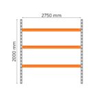 Mediahyllyn pääosa 2000 x 2750 x 800mm