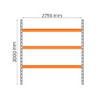 Main part of media shelf 3000 x 2750 x 800mm