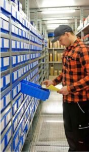 Modulaarinen hyllystö, 2978 x 1282 x 500mm. - Image 5