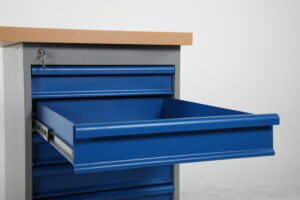 Töölaud 1600x800 mm sahtlite, metallkatte ja reguleeritava kõrgusega, I743343 - Image 4