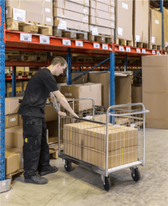 Komplekteerimiskäru karpidele 1390 x 650 x 1025mm, KOKM10000M - Image 3