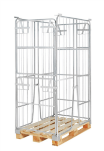 Kaubaaluse konteiner 1200x800x1800 mm avaneb lühem külg, KOKM901800K - Image 2