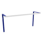 Töölaud 1400x700 mm LED-valgusti, perforeeritud pleki, kapi ja sahtliboksiga, PRW605 - Image 4