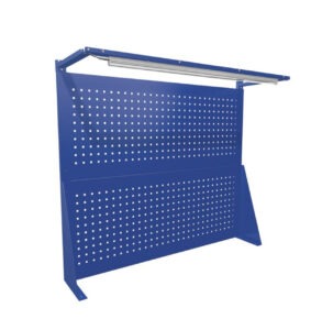 Töölaud 1600x700 mm LED-valgusti, perforeeritud pleki ja kapiga, PRexpert608 - Image 6