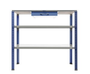 Töölaud 1000x500 mm sahtli ja riiulitega, PRGAR113 - Image 3