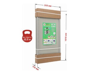 Töölaud 1000x500 mm sahtli ja riiulitega, PRGAR113 - Image 2