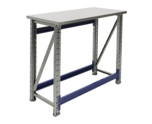 Töölaud 1000x500 mm metallkattega, PRMAST101