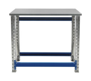 Töölaud 1000x500 mm metallkattega, PRMAST101 - Image 4