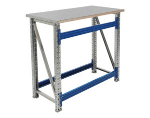 Töölaud 1000x500 mm metallkattega, PRMAST101 - Image 5