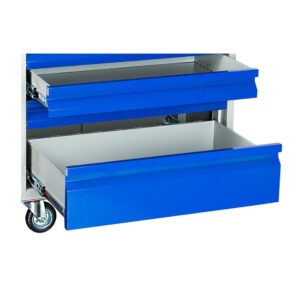 Komplekteerimiskäru 738x750x453 mm, kuue sahtli ja ratastega - Image 3