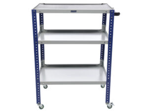 Komplekteerimiskäru 980x772x514 mm, kolme riiuli ja ratastega, PRWDSGAR - Image 3