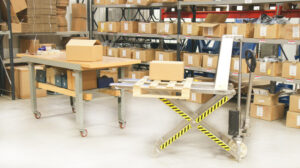 Käärkahveltõstuk 1000 kg roostevabast terasest korpusega, I43002 - Image 3