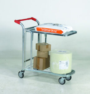 Kauplusekäru,võre, 2-riiulit 1030x1020x530mm, I57250 - Image 3