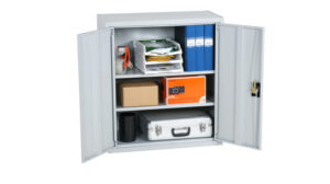 kapp 2 riiuliga 900x800x400 mm, kokkupandav, hall, I71225 - Image 2