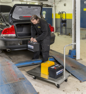 Lükatav platvormkäru 800x500x900mm, 400kg, KOKM180-250 - Image 2