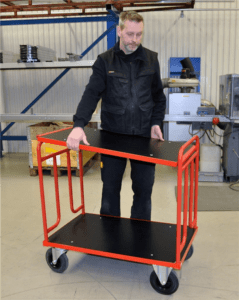 Platvormkäru 1000x600x1000mm, 500kg, KOKM731-4 - Image 5