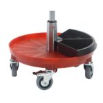 Taburet Sigma 400P ratastega, kõrgus 370-500 mm, GL2030011000 - Image 3