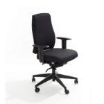 Kontoritool Office Lux 530 polsterdatud kangaga, kõrgus 470-610 mm, GL85B530-0