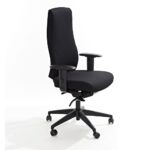 Kontoritool Office Lux 645 polsterdatud kangaga, kõrgus 470-610 mm, GL85B645-0