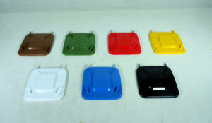 Prügikonteiner 240L, punase kaanega, I2431203 - Image 2