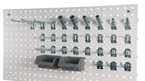 Set of 30 hooks for perforated wall, 74113