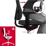 Kontoritool Office Lux 530 polsterdatud kangaga, kõrgus 470-610 mm, GL85B530-0 - Image 9