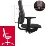 Kontoritool Office Lux 530 polsterdatud kangaga, kõrgus 470-610 mm, GL85B530-0 - Image 7