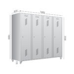 RIIDEKAPP PRACTICE 4x400 mm, RAL 7038, jalgadega