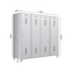 RIIDEKAPP PRACTICE 4x300 mm, RAL 7038, jalgadega