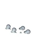 Euroaluste jalgade rataste komplekt, I19075