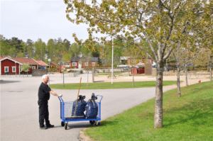 Platvormkäru 1366x800x1020 mm, KOKM235-3 - Image 4