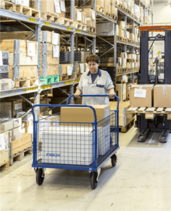 Platvormkäru 1366x800x1020 mm, KOKM235-3 - Image 2