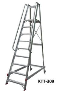 Treppredel 9-astmeline, platvormi kõrgus 2260 mm, SKKTT309