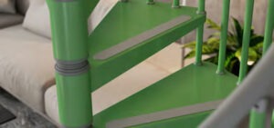 Металлическая винтовая лестница для склада, офиса, дома — изображение 6