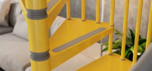 Металлическая винтовая лестница для склада, офиса, дома — изображение 4