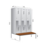 RIIDEKAPP PRACTICE MLS 3x300 RAL 7038, pingiga