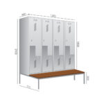 RIIDEKAPP PRACTICE MLS 4x300 RAL 7038, pingiga