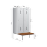 RIIDEKAPP PRACTICE ML1140D 2x400 RAL 7038, pingiga