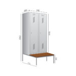 RIIDEKAPP PRACTICE ML1130 2x300 RAL 7038, pingiga