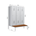 RIIDEKAPP PRACTICE ML1130 3x300 RAL 7038, pingiga