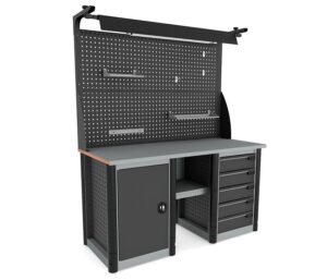 Töölaud 1600x700 mm, PRM609, kandevõime kuni 1500 kg