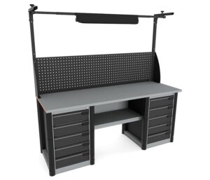 Töölaud 1600x700 mm, PRM207, kandevõime kuni 1500 kg