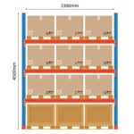 Kaubaaluste riiuli põhiosa Boracs, FIN, 4500x3300mm