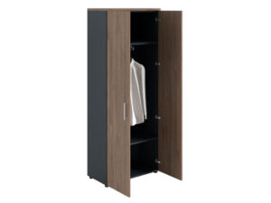 Riidekapp PRMV 2080L, 2030x800x420 mm, pähkel tume - Image 2