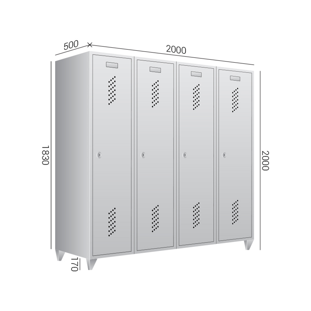 2000 RIIDEKAPP PRACTICE 4×500 mm, RAL 7038, jalgadega - Image 1